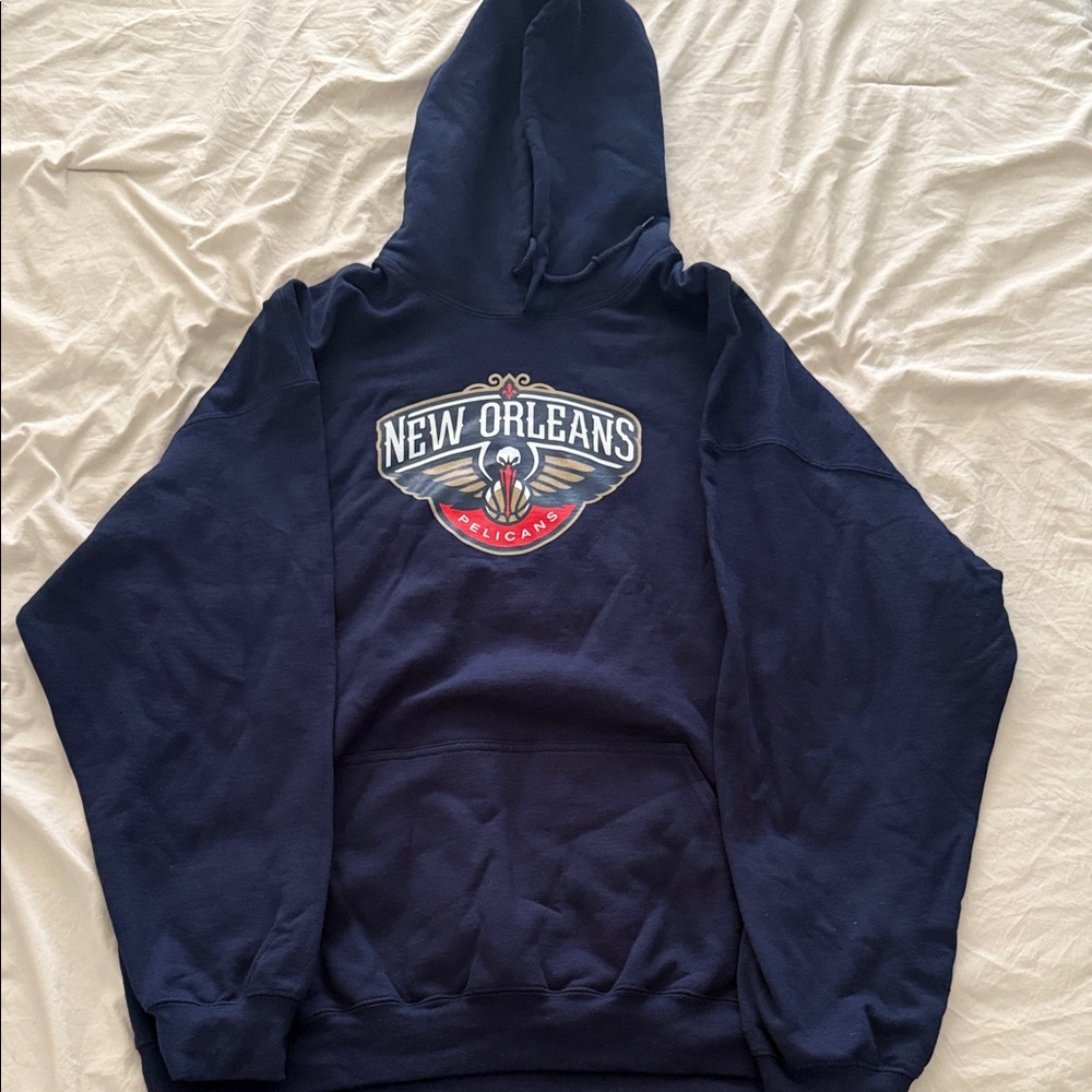 NWOT NBA New Orleans Pelicans Navy Hoodie